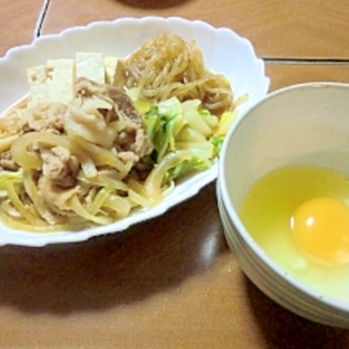 今日の晩ご飯☆すきやき　これからの季節にピッタリ